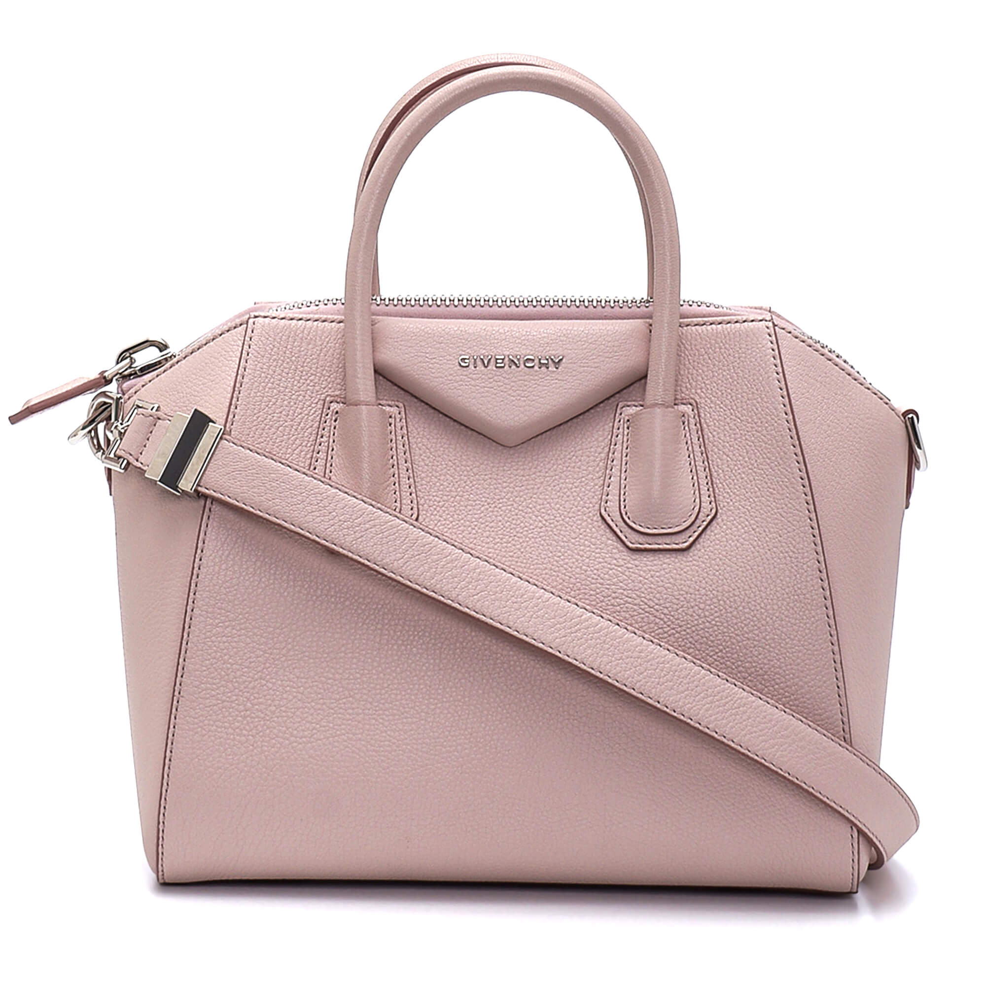 Givenchy - Powder Pink Leather Antigona Small Bag